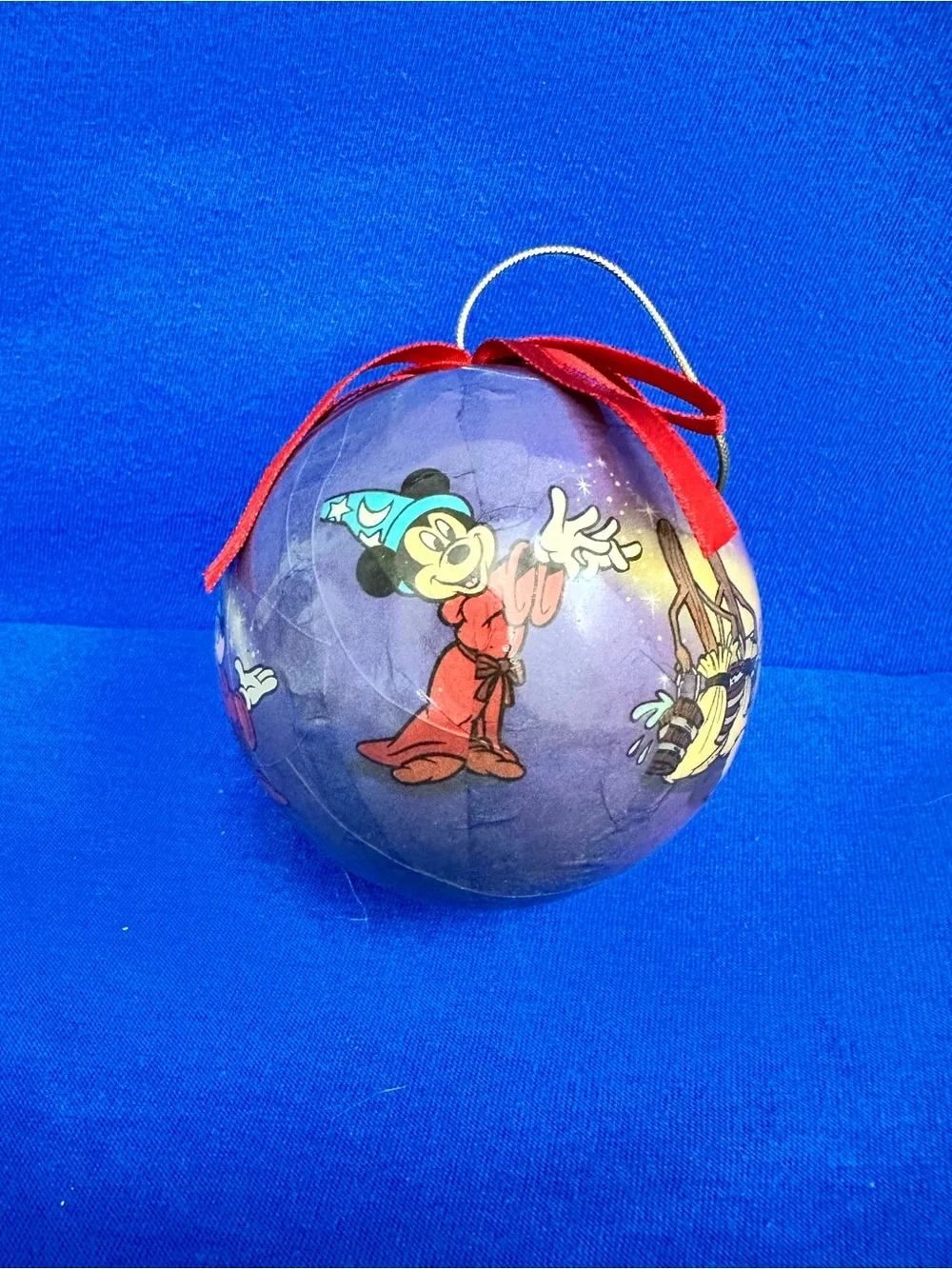 VTG Walt Disney's Fantasia Christmas Ornament Set of 2-Fantasia 50th Anniversary - Picture 12 of 15